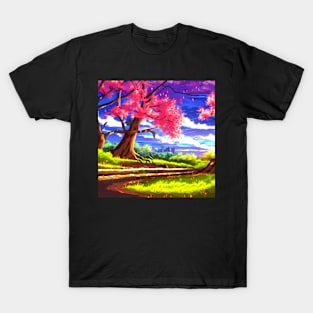 Anime Style Landscape T-Shirt